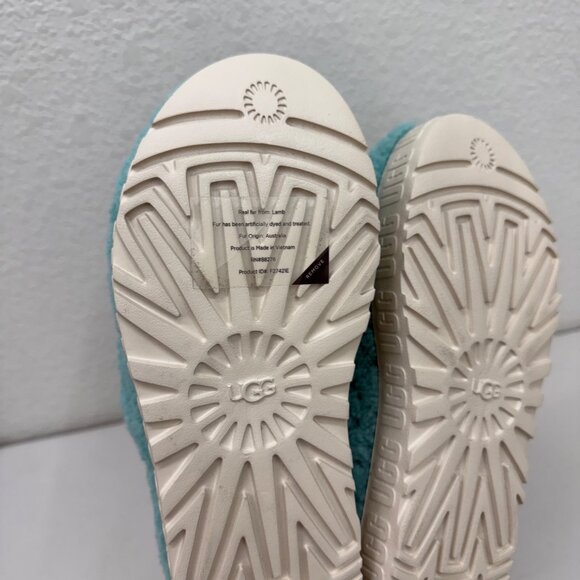 Ugg Oh Fluffita Platform Curly Sheepskin Slippers Shoes 1120876 Womens size 7 - Picture 9 of 10